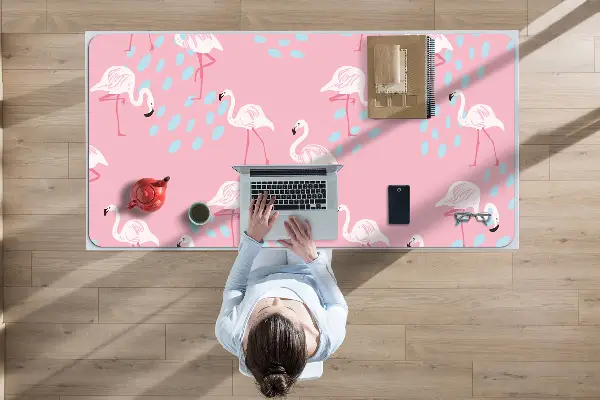 Veľká podložka na stôl pre deti Flamingos