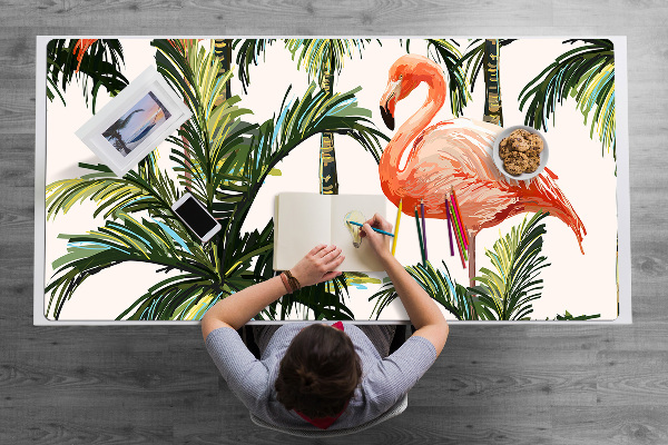 Veľká podložka na stôl pre deti Flamingos