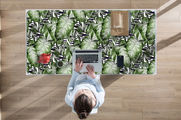 Veľká ochranná podložka na stôl list Monstera