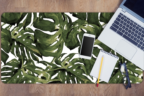 Veľká ochranná podložka na stôl list Monstera