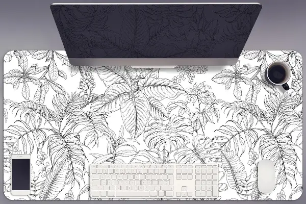 Ochranná podložka na stôl skica tropical