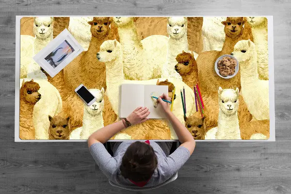 Veľká podložka na stôl pre deti alpaky