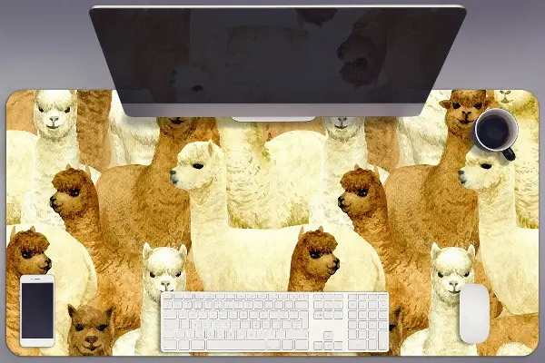 Veľká podložka na stôl pre deti alpaky