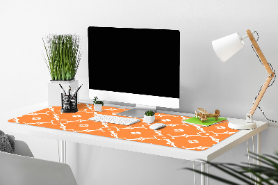 Pracovný podložka na stôl oranžové kvety