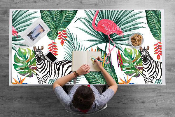Pracovná podložka s obrázkom Flaming a zebra