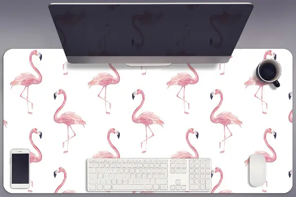 Veľká podložka na stôl pre deti Flamingos