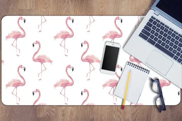 Veľká podložka na stôl pre deti Flamingos