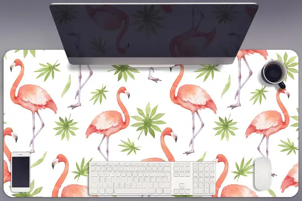 Veľká podložka na stôl pre deti Flamingos