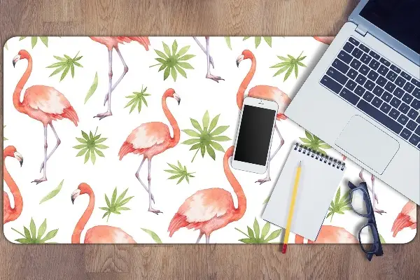 Veľká podložka na stôl pre deti Flamingos