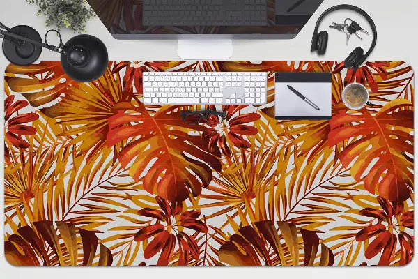Podložka na písací stôl ohnivé listy