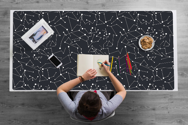 Ochranná podložka na stôl konštelácie galaxie