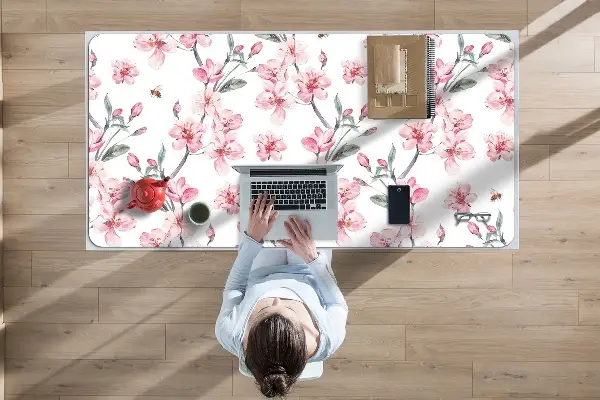 Pracovná podložka s obrázkom jemné kvety