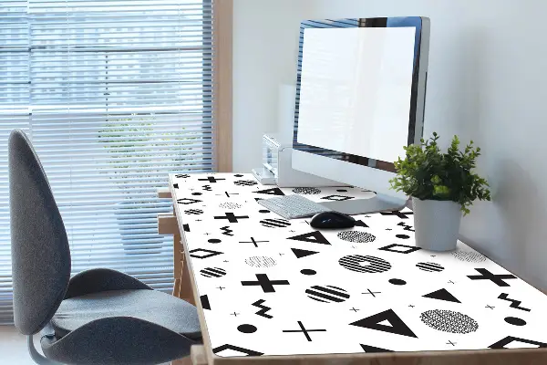 Pracovný podložka na stôl geometrické vzory