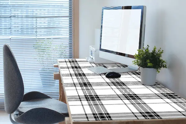 Veľká podložka na stôl plaid pattern