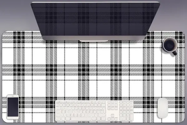 Veľká podložka na stôl plaid pattern