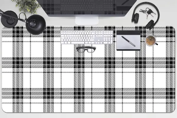 Veľká podložka na stôl plaid pattern