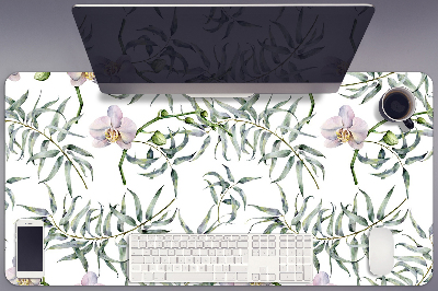 Pracovná podložka s obrázkom ružové orchidey