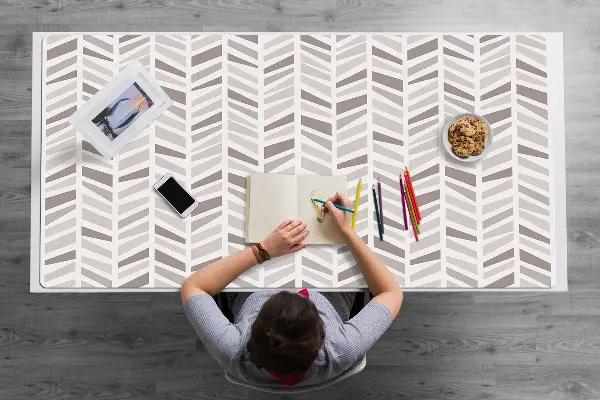 Pracovný podložka na stôl geometria herringbone