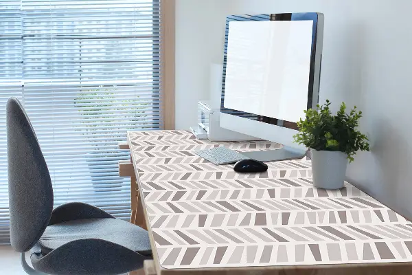 Pracovný podložka na stôl geometria herringbone
