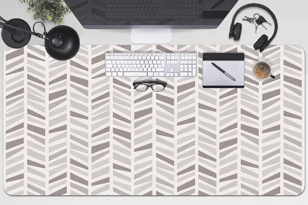 Pracovný podložka na stôl geometria herringbone