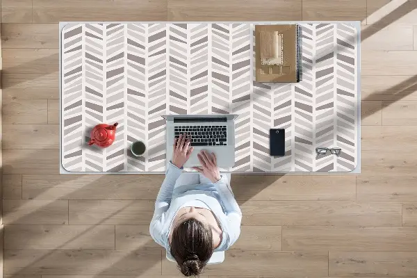 Pracovný podložka na stôl geometria herringbone