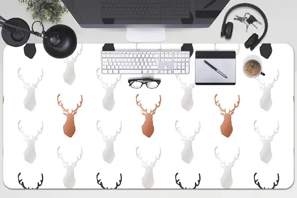 Veľká ochranná podložka na stôl jelenie hlava