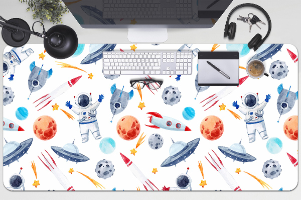 Veľká podložka na stôl pre deti astronaut