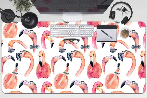 Ochranná podložka na stôl blázon Flamingos