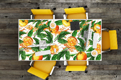 Veľká podložka na stôl pre deti pomaranče