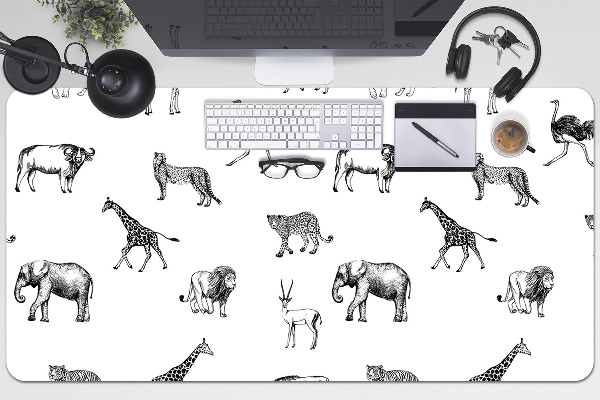 Veľká podložka na stôl pre deti Safari