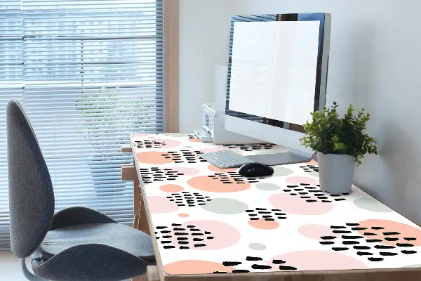 Pracovná podložka s obrázkom farebné bodky