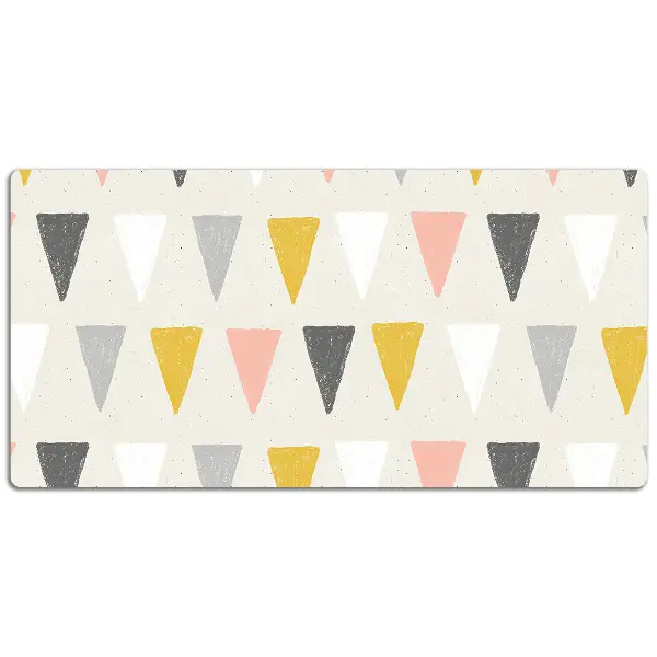 Podložka na písací stôl trojuholníkový pattern