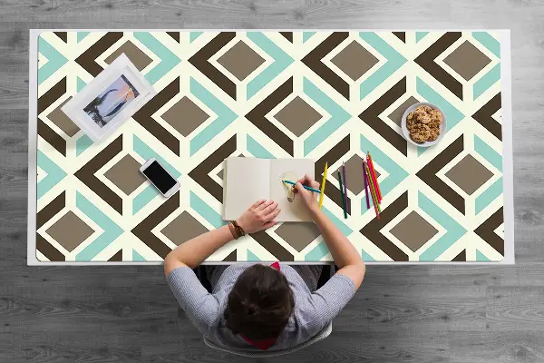 Veľká podložka na stôl pre deti retro pattern