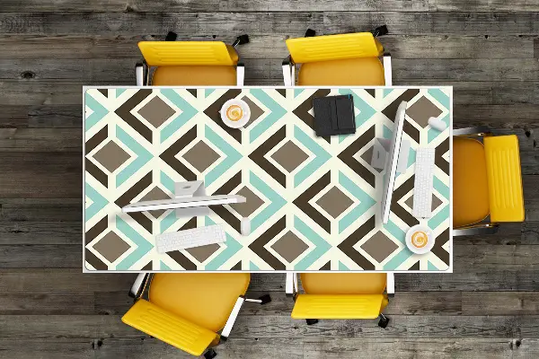 Veľká podložka na stôl pre deti retro pattern