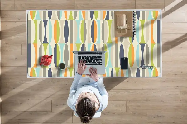 Veľká podložka na stôl pre deti retro pattern