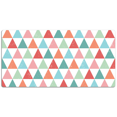 Ochranná podložka na stôl farebné trojuholníky