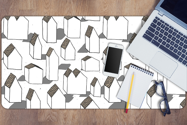 Pracovná podložka s obrázkom moderné domy