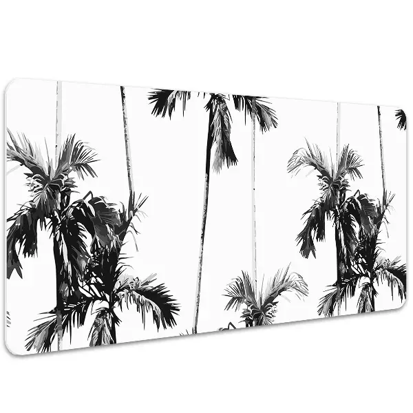 Pracovný podložka na stôl Black and white palm