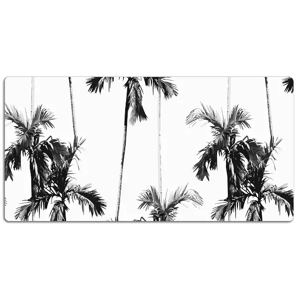 Pracovný podložka na stôl Black and white palm