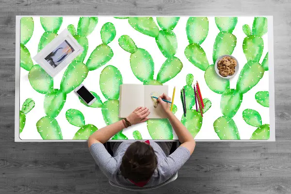 Ochranná podložka na stôl pastel kaktusy