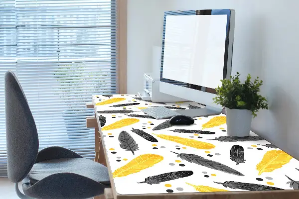 Pracovný podložka na stôl Black Gold Pen