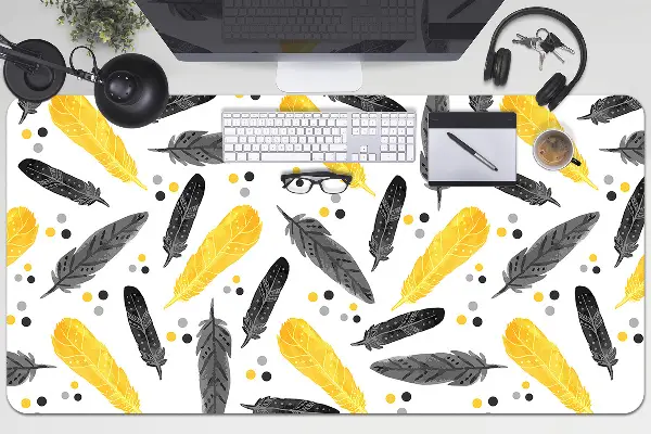 Pracovný podložka na stôl Black Gold Pen