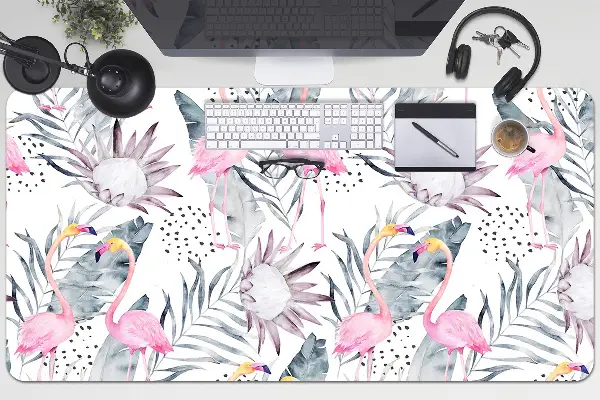 Veľká podložka na stôl pre deti Flamingos