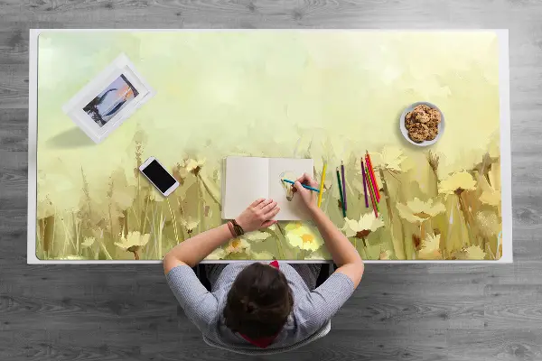 Veľká podložka na stôl poľné kvety