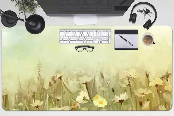 Veľká podložka na stôl poľné kvety