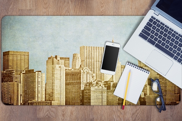 Pracovný podložka na stôl manhattan mrakodrapy