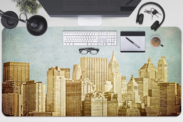 Pracovný podložka na stôl manhattan mrakodrapy