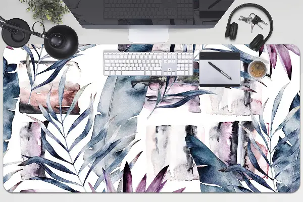 Ochranná podložka na stôl mramorové kvety
