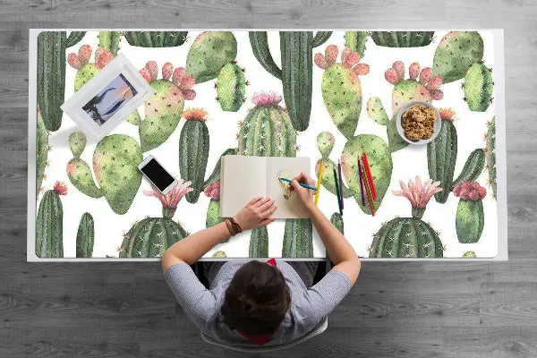 Ochranná podložka na stôl Kaktusy s hrotmi