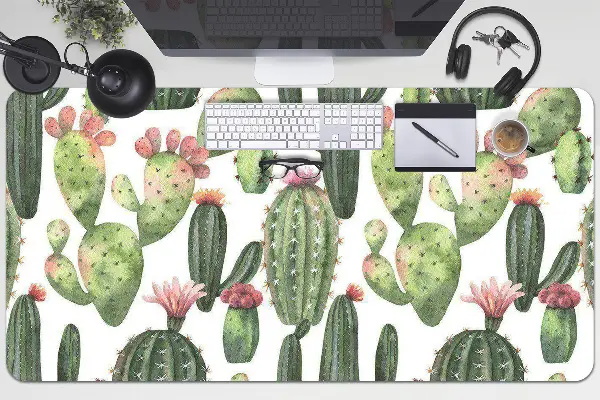 Ochranná podložka na stôl Kaktusy s hrotmi